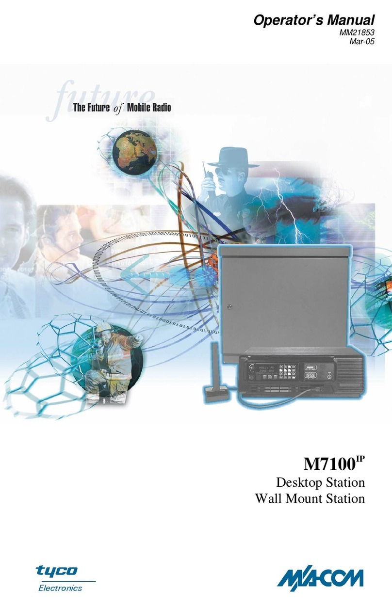 M/A-Com P5100 Series User manual