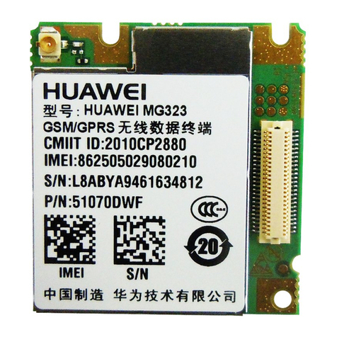 Huawei MG323 User manual