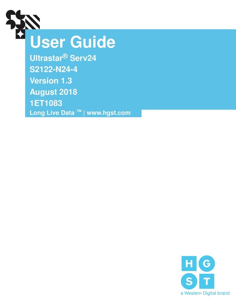 HGST ULTRASTAR SERV24 User manual