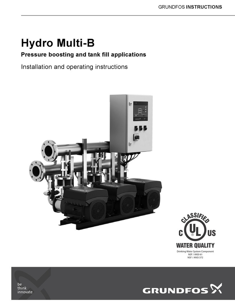 Grundfos Hydro Multi-B User manual Grundfos Hydro Multi-B User manual