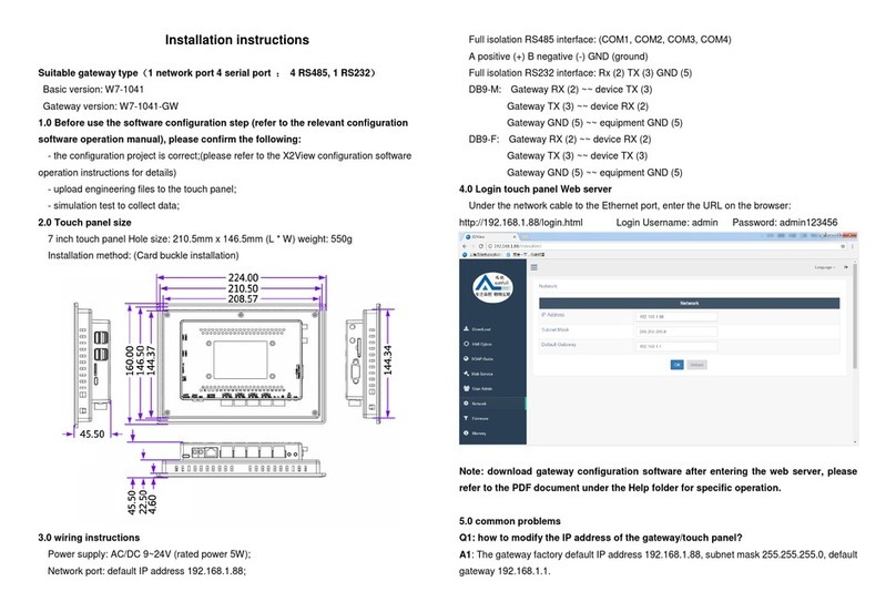 Sunfull 1002-LITE User manual