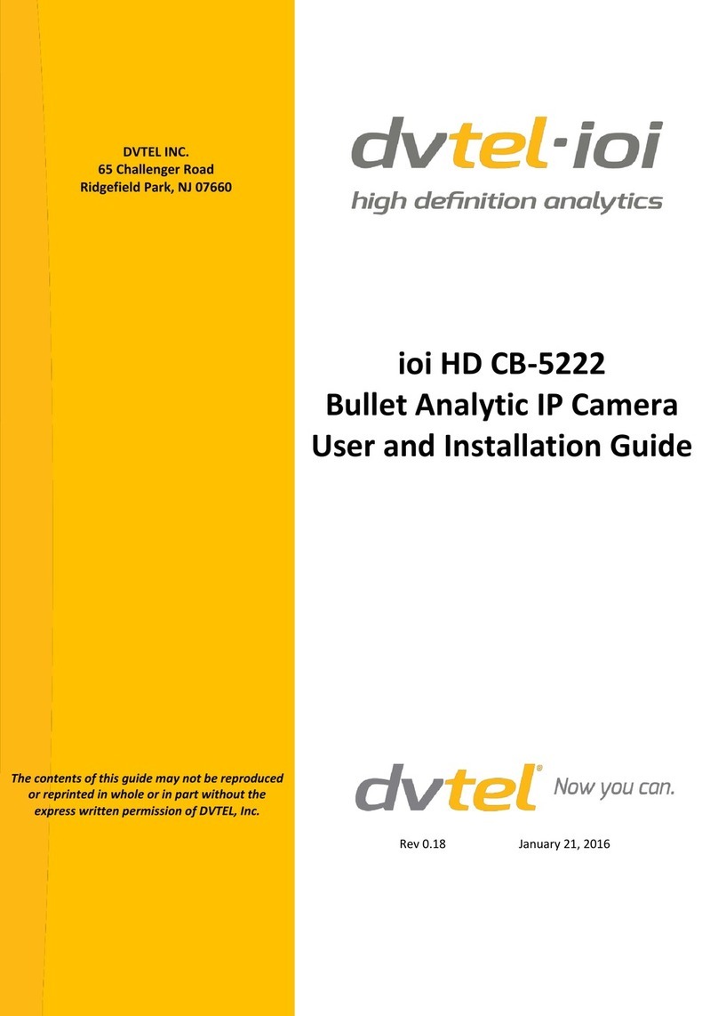 DVTEL ioi HD CB-5222 User and installation guide