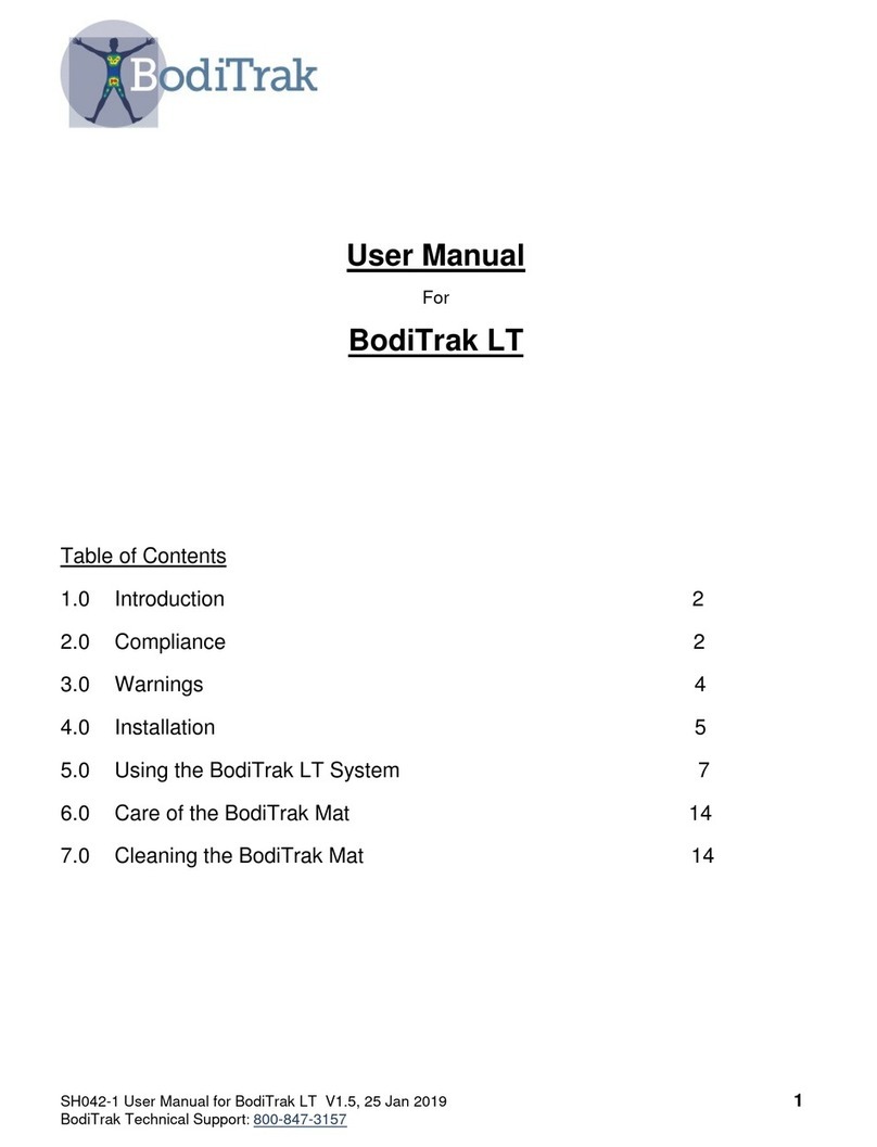 BodiTrak LT System User manual