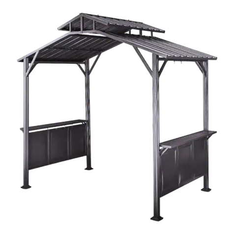 for Living Essex Grill Gazebo L-GG095PST-D Assembly instructions for Living Essex Grill Gazebo L-GG095PST-D Assembly instructions
