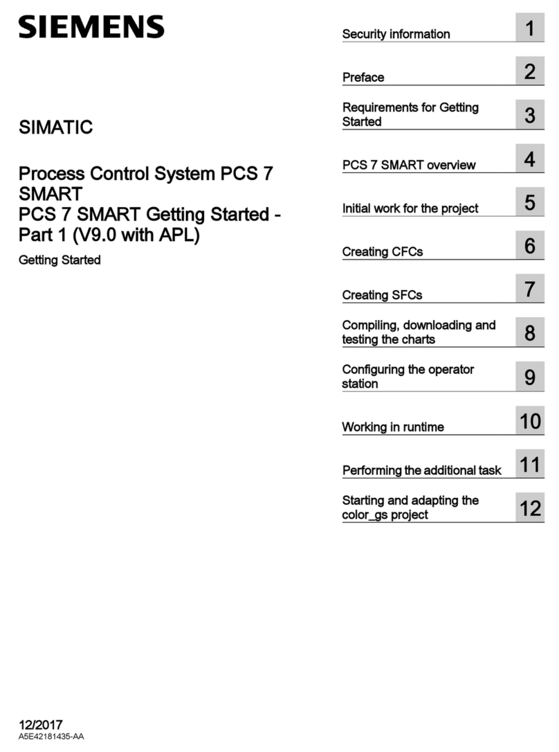 Siemens SIMATIC PCS 7 SMART User manual