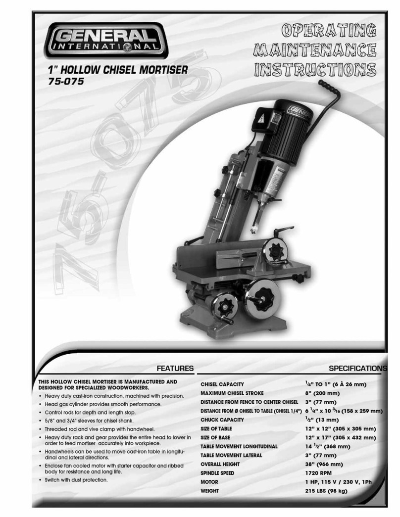 General International 75-075 Operating and maintenance instruction manual General International 75-075 Operating and maintenance instruction manual