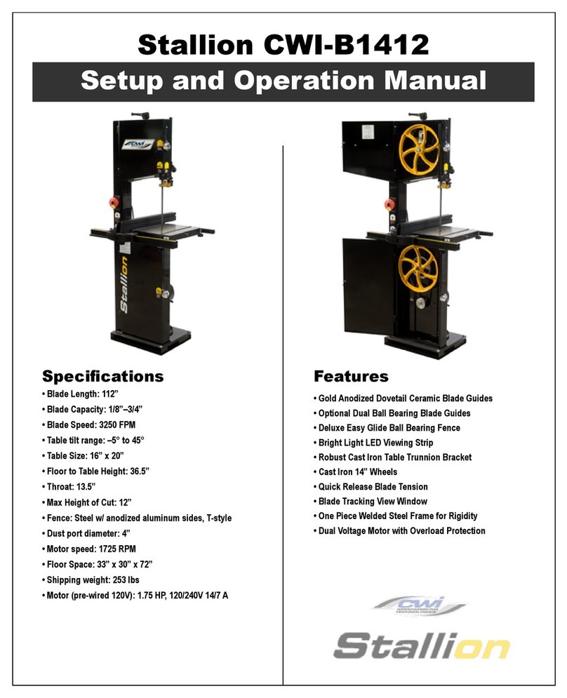 Stallion CWI-B1412 Setup and operation manual
