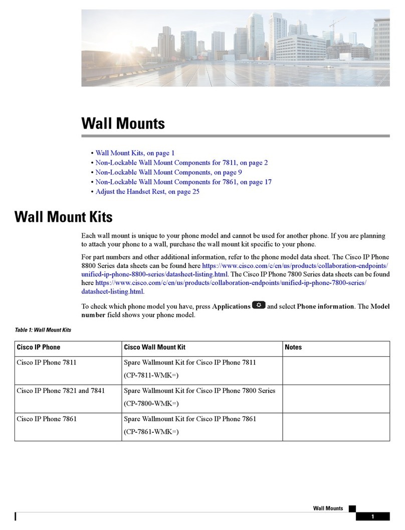 Cisco 7811 User manual