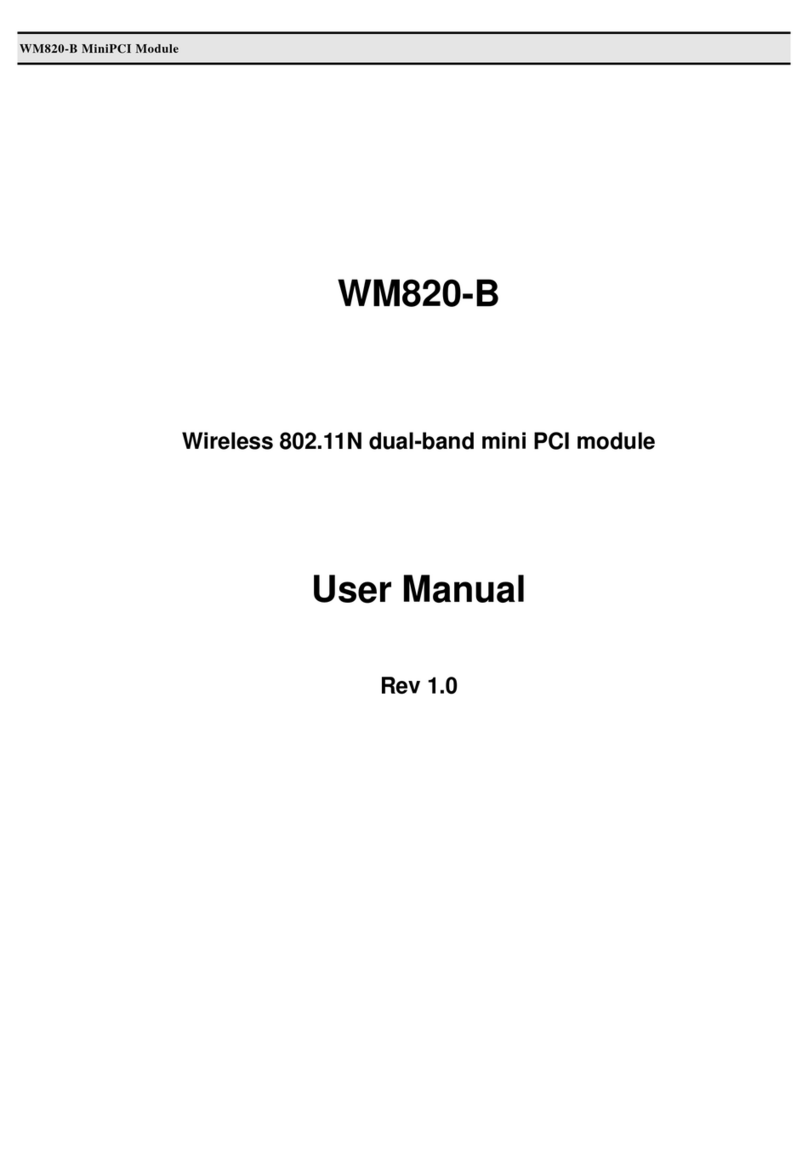 CyberTAN WM820-B User manual