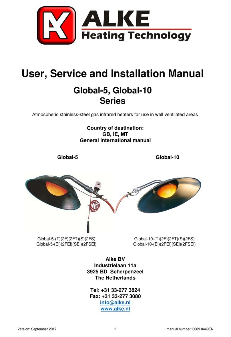 Alke Global-5 Series Installation, service & user instructions