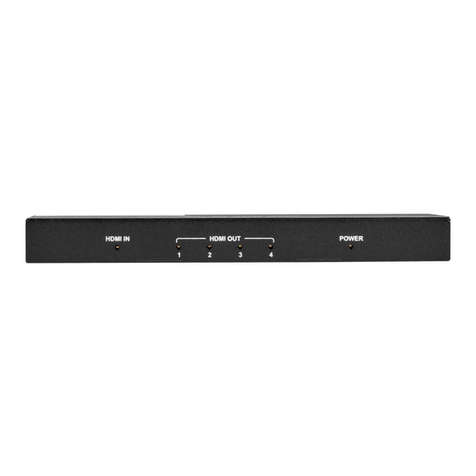 Black Box VSP-HDMI2-1X4 User manual Black Box VSP-HDMI2-1X4 User manual