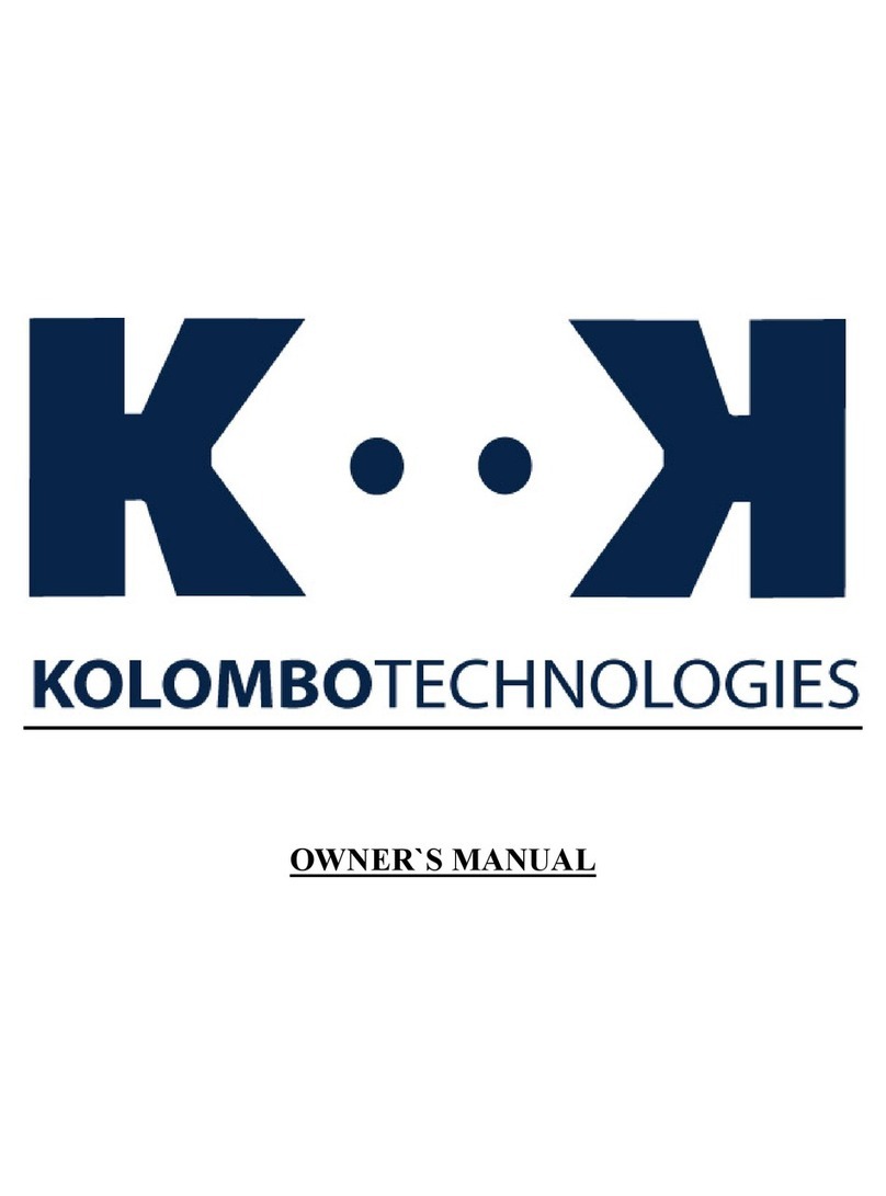 Kolombo K-2000 owner's manual