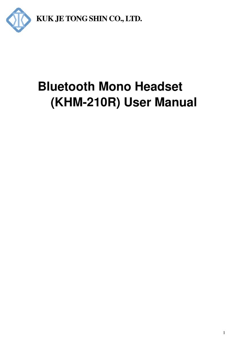 Kuk Je Tong Shin KHM-210R user manual