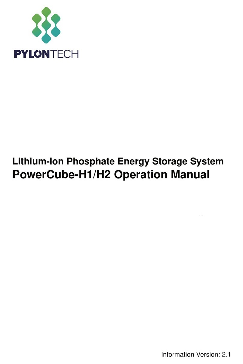 Pylontech PowerCube-H1 User manual Pylontech PowerCube-H1 User manual