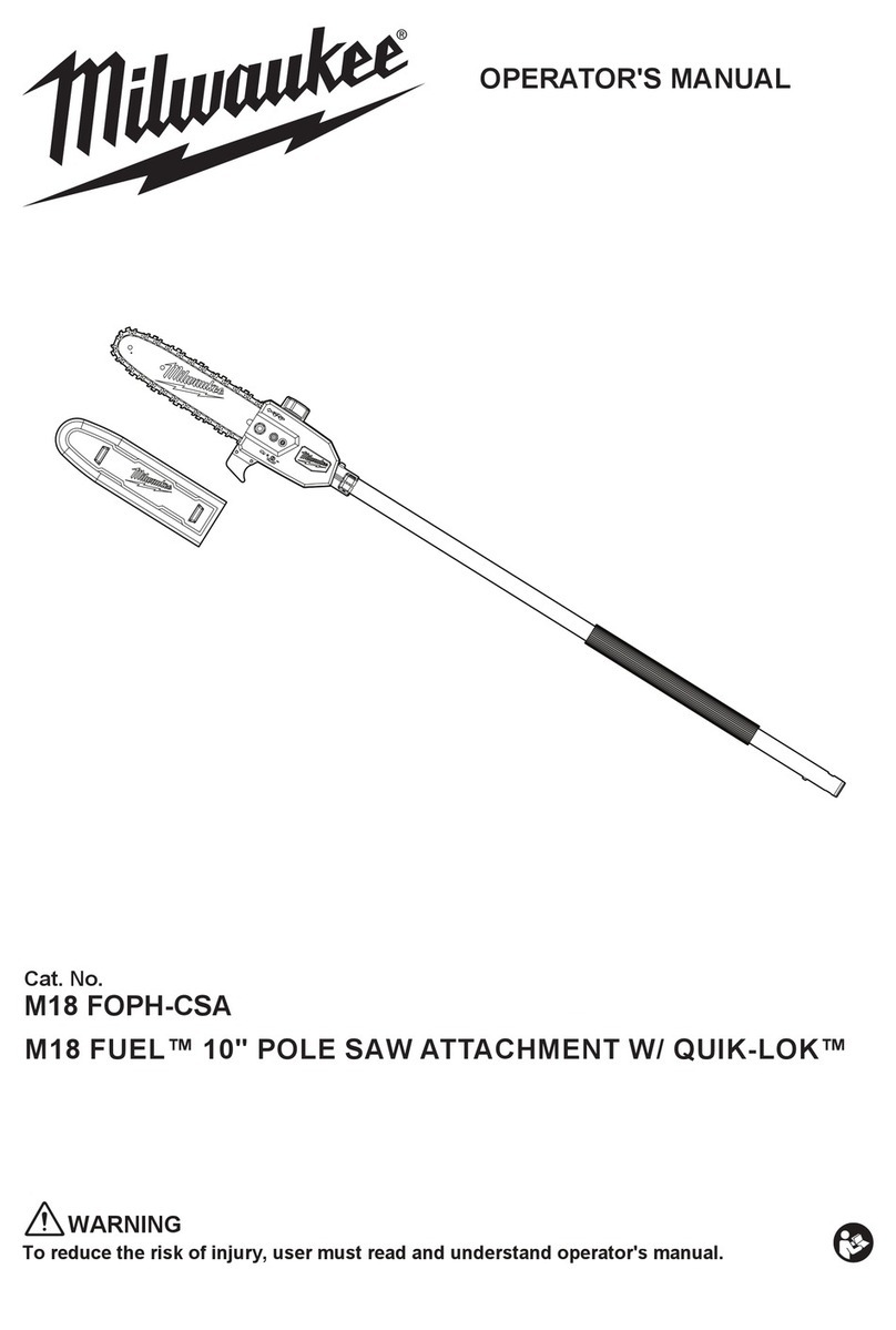 Milwaukee M18 FOPH-CSA Operator's manual