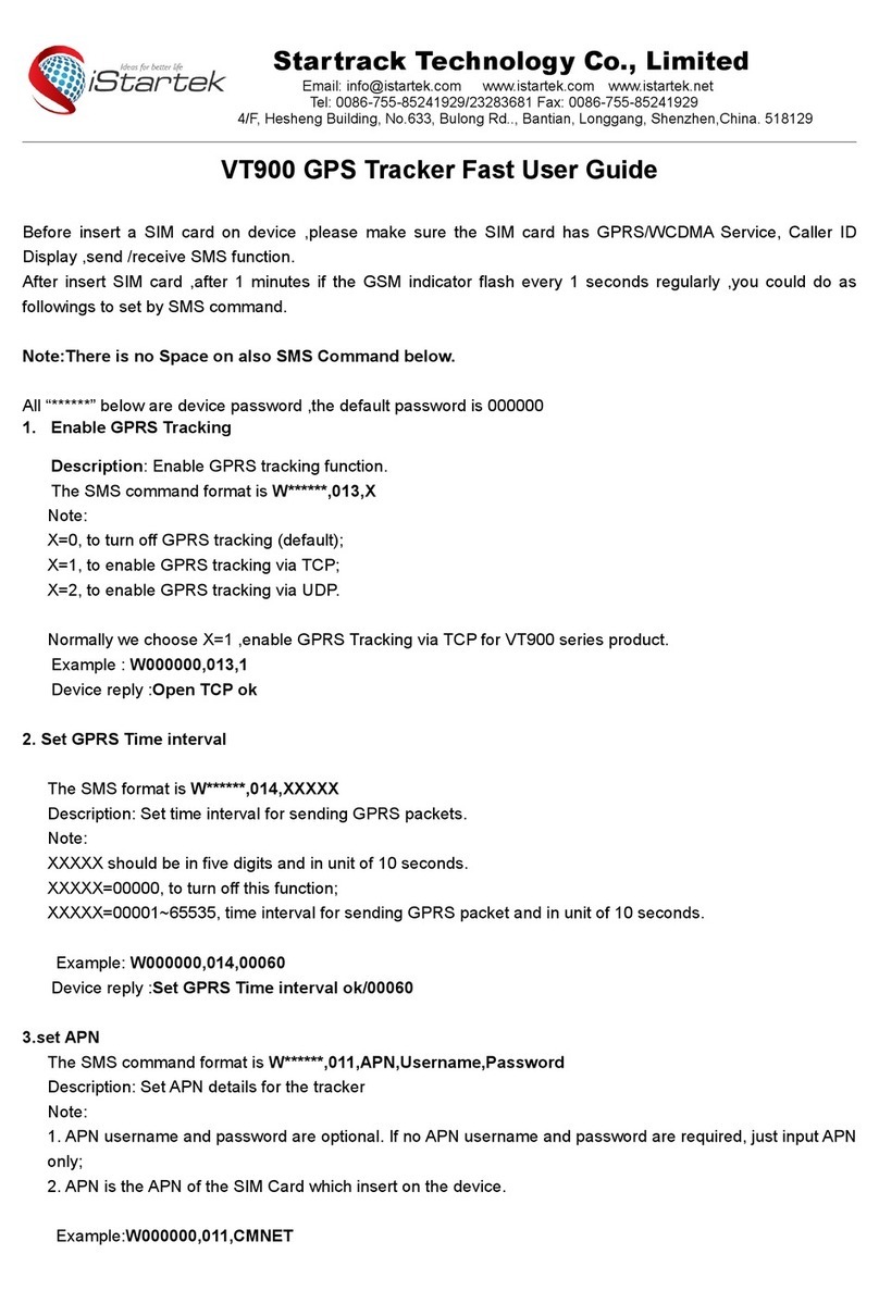 Startrack VT900 user guide