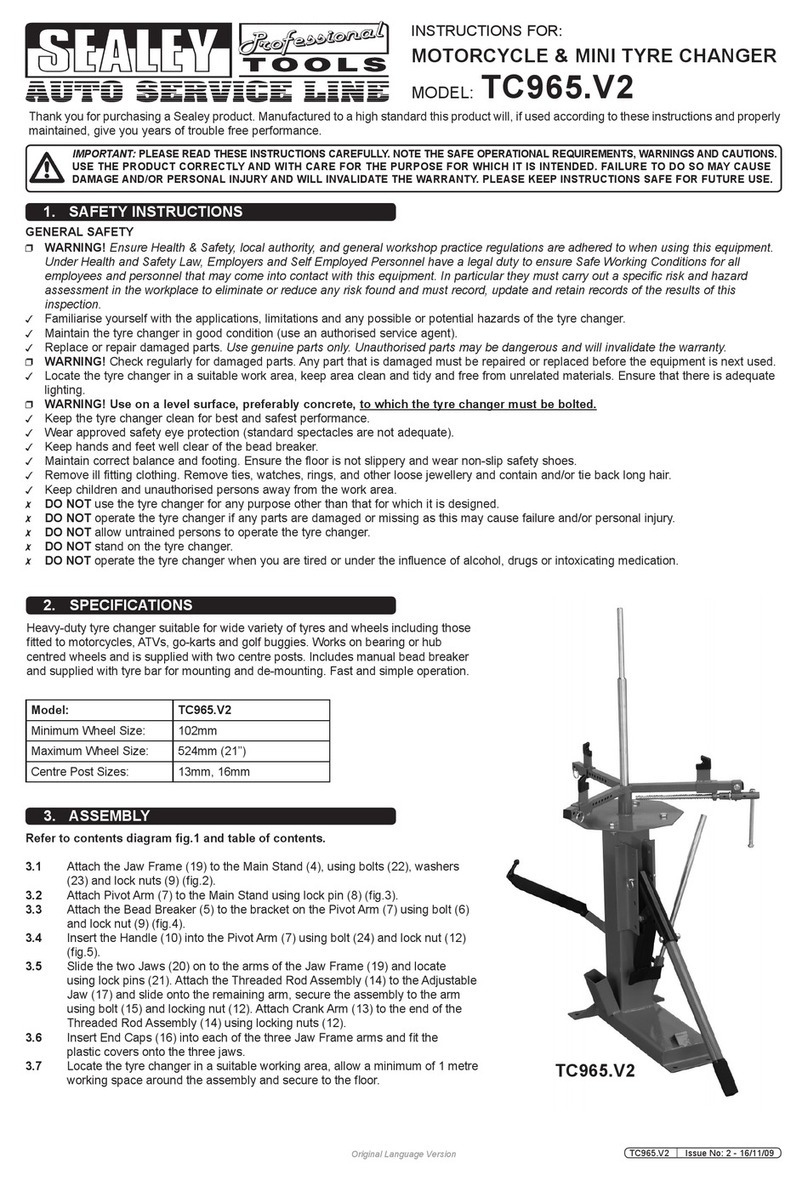 Sealey TC965.V2 User manual