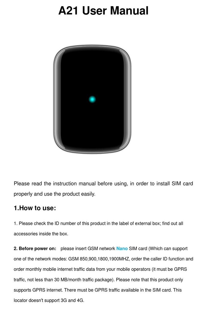 Thinkrace A21 User manual