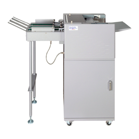 Duplo DocuCutter CC-330 Service and parts manual