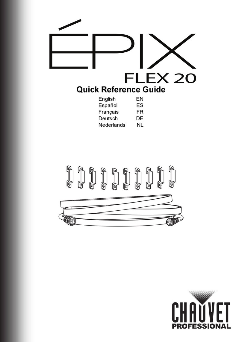 Chauvet EPIX FLEX 20 Quick reference guide