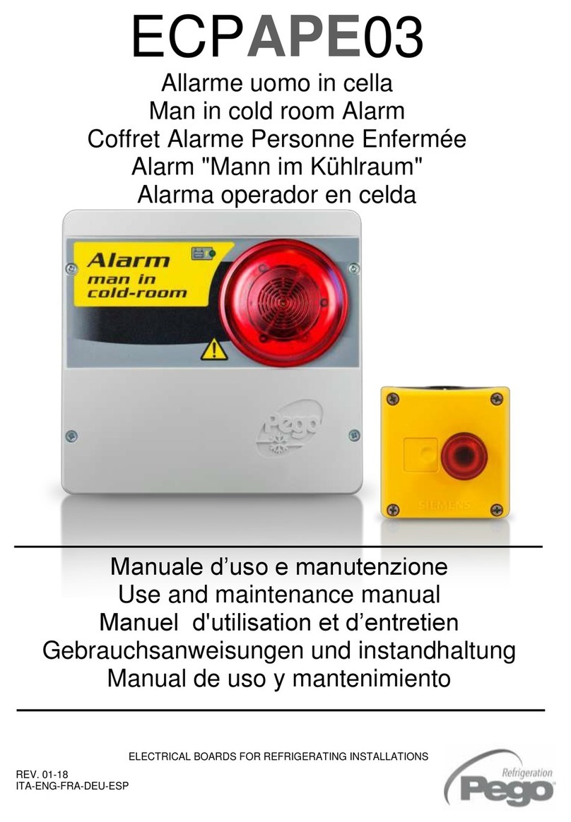 Pego ECP APE03 Use and maintenance manual