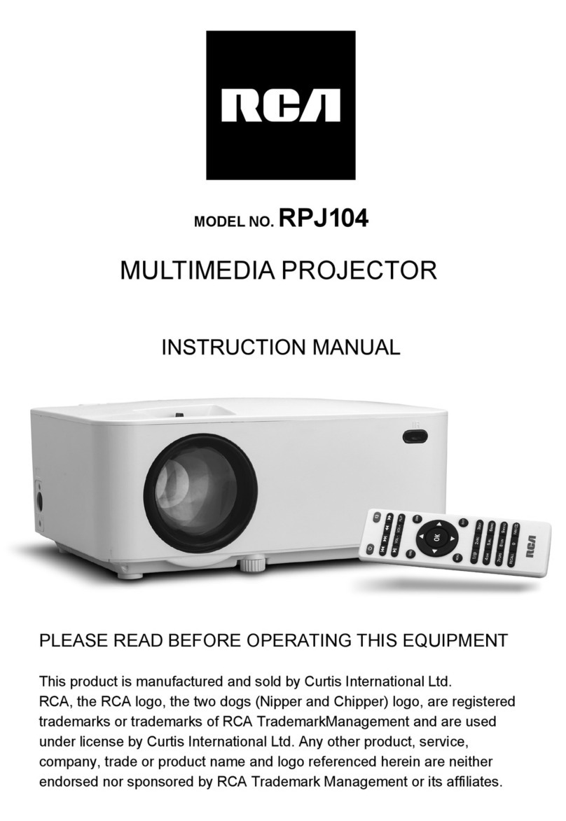 RCA RPJ104 User manual