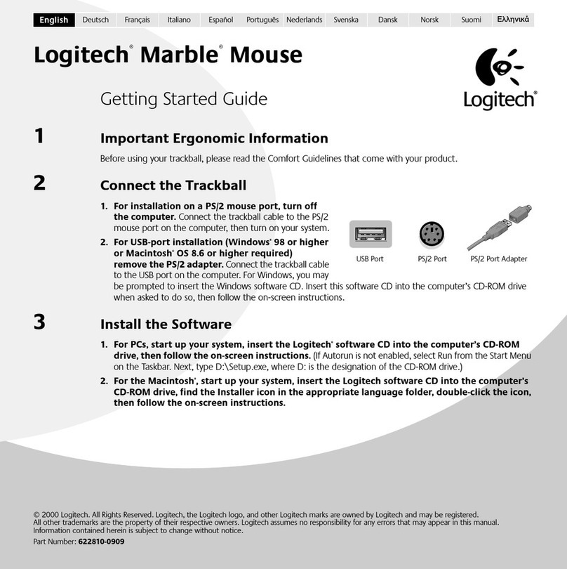 Logtech Marble Getting started guide