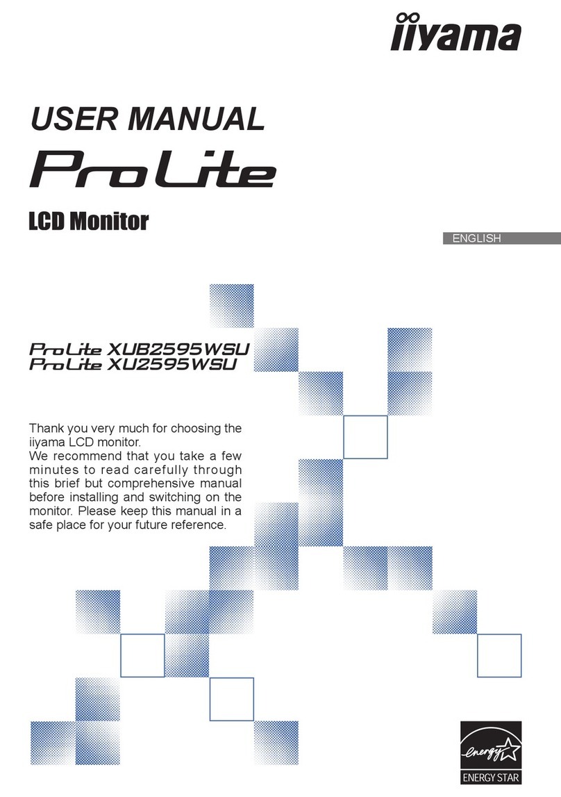 Iiyama ProLife XUB2595WSU User manual