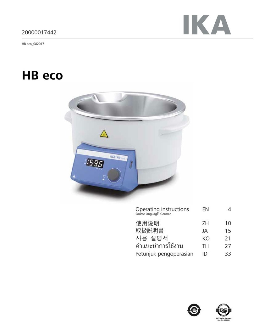IKA HB ECO User manual