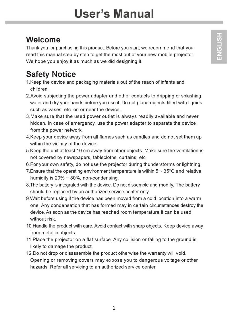 AIPTEK MobileCinema i400 user manual