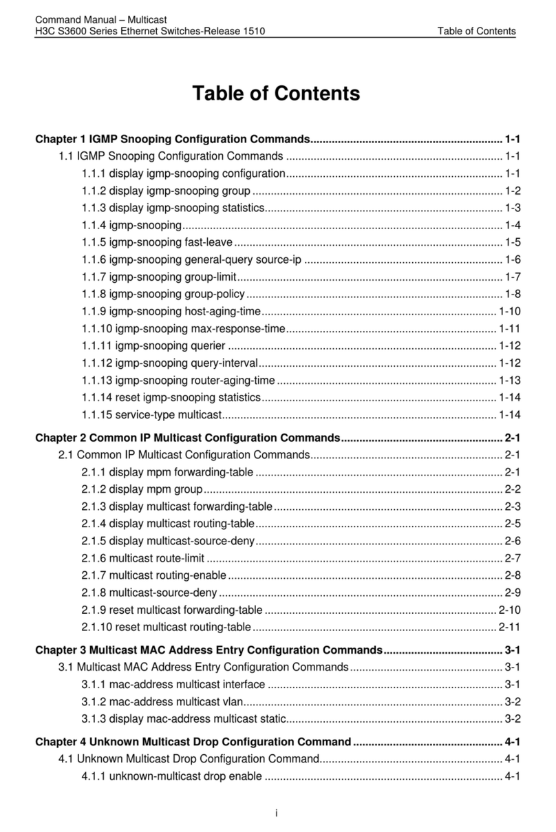 H3C H3C S3600 Series Installation instructions