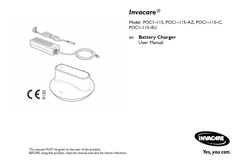 Invacare POC1-115 user manual