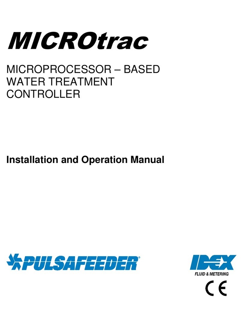 Pulsafeeder MICROtrac Installation and operation manual