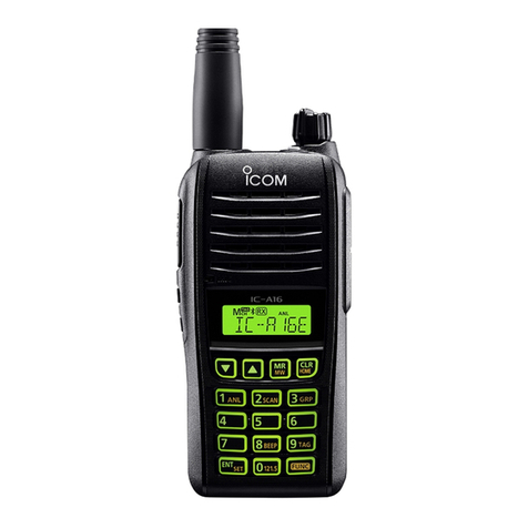 Icom IC-A16 Installation instructions