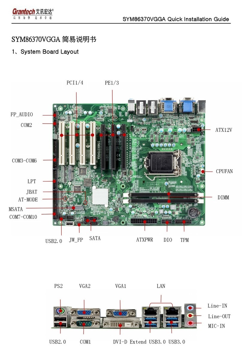 Grantech SYM86370VGGA User manual