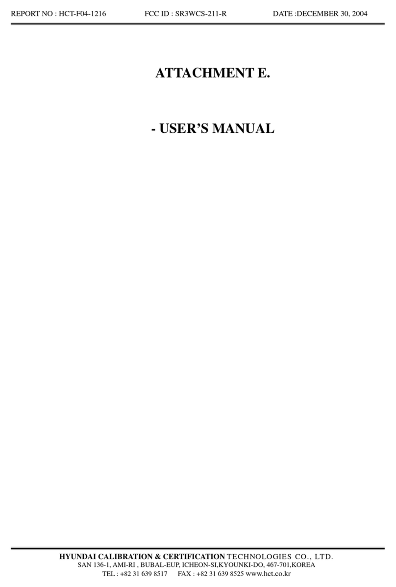 C&TT WCS-211 User manual
