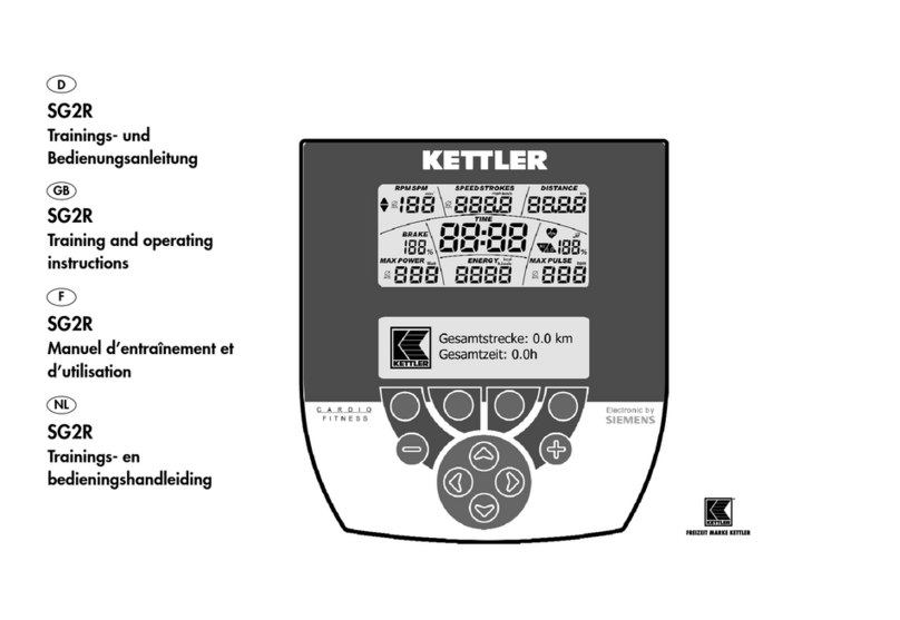 Kettler SG2R User manual