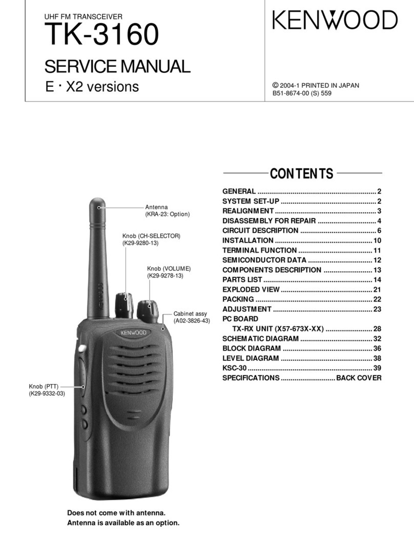 Kenwood TK-3160 Service manual