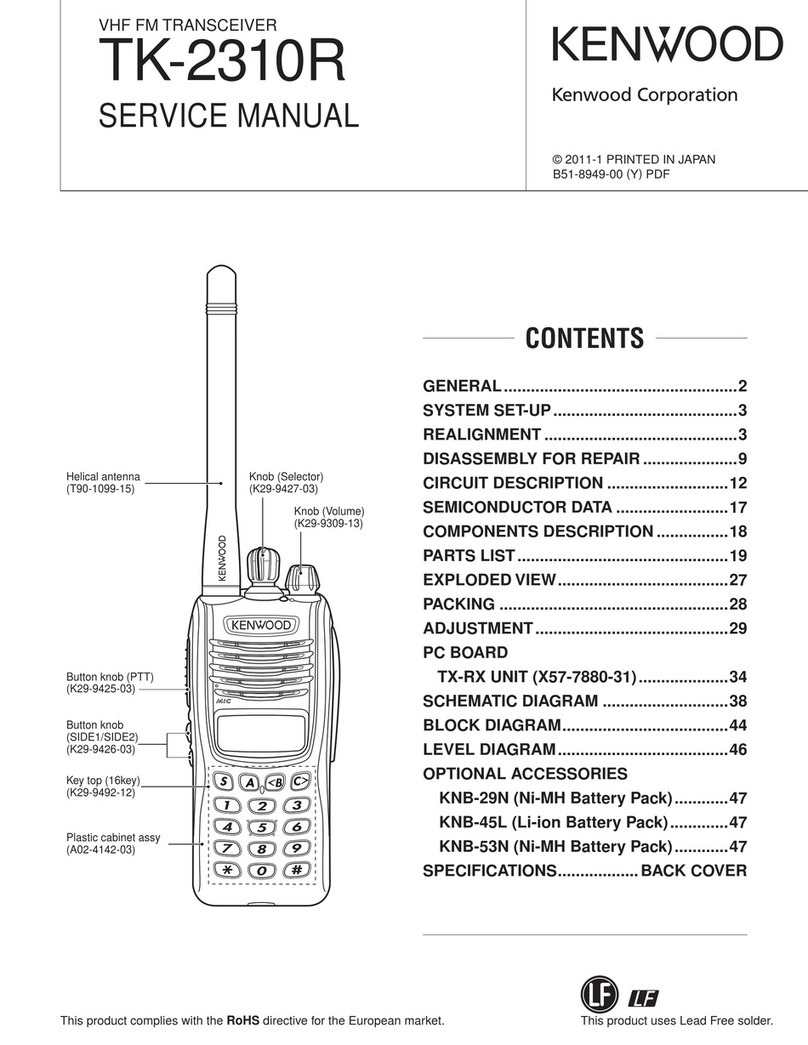 Kenwood TK-2310R Service manual