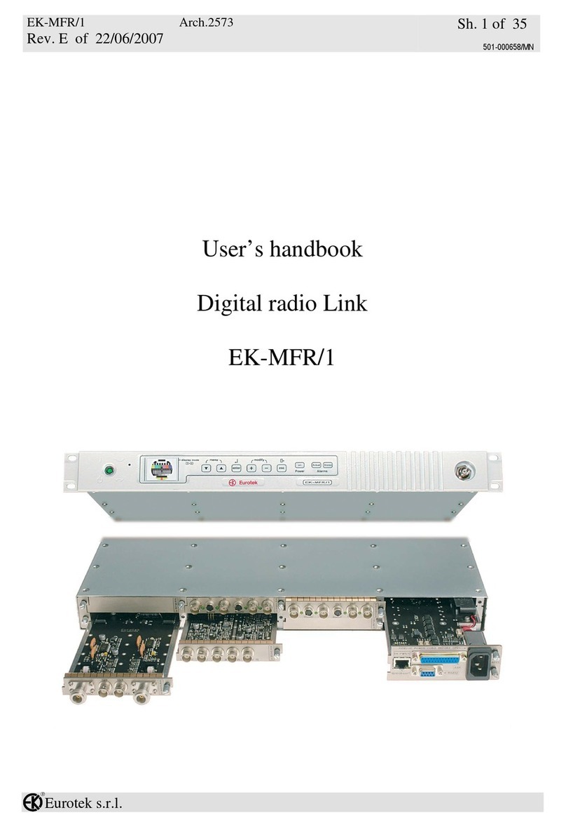 Eurotek EK-MFR/1 Users handbooks