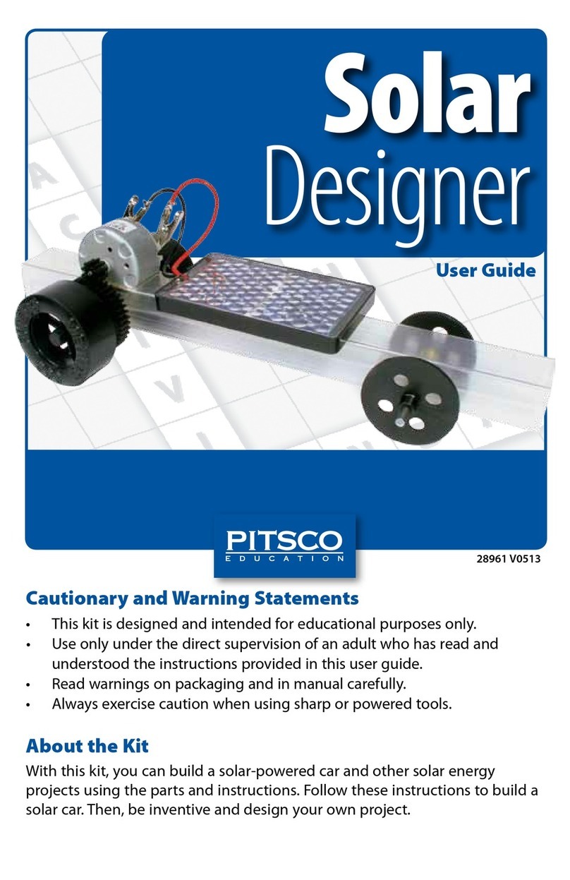 pitsco Solar Designer User manual