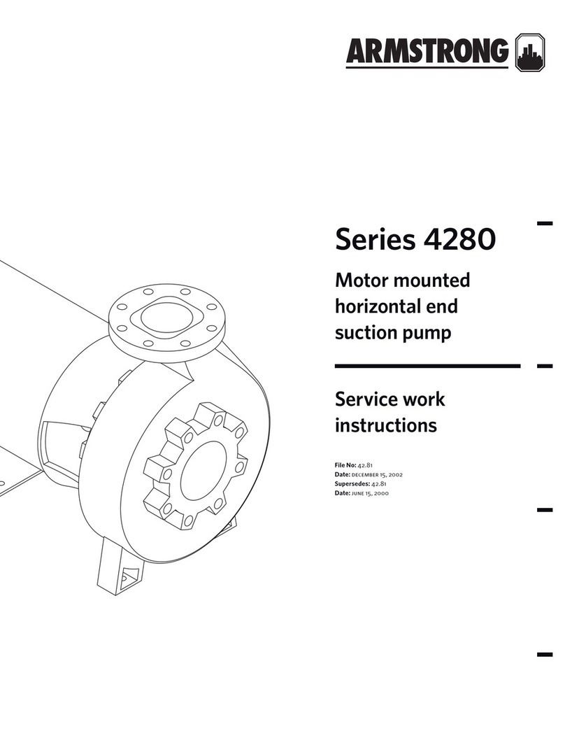 Armstrong 4280 Series Service work instructions