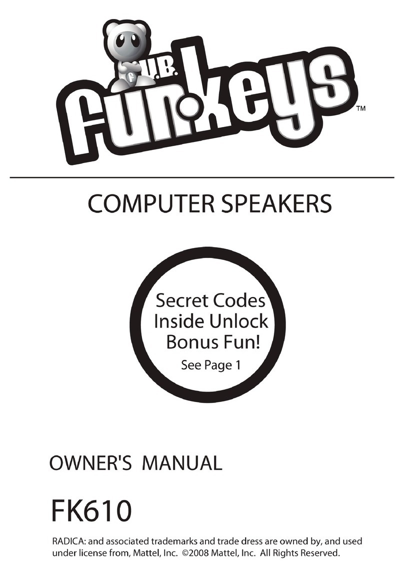 Emerson U.B. Funkeys FK610 owner's manual