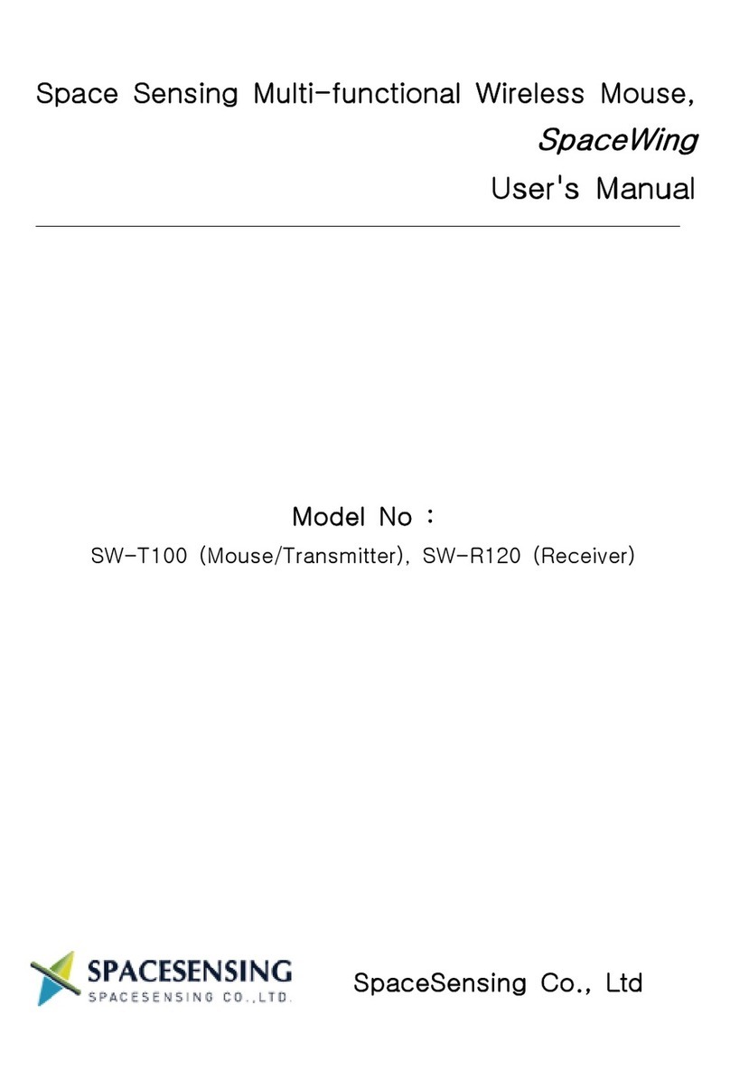 SpaceSensing SpaceWing SW-T100 user manual