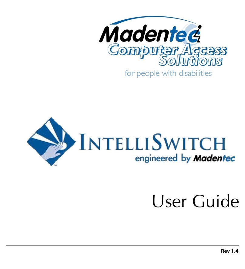 Madentec IntelliSwitch user guide
