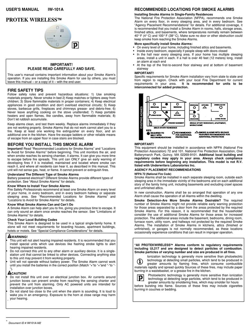 Innotek Protek Wireless IW-101A user manual