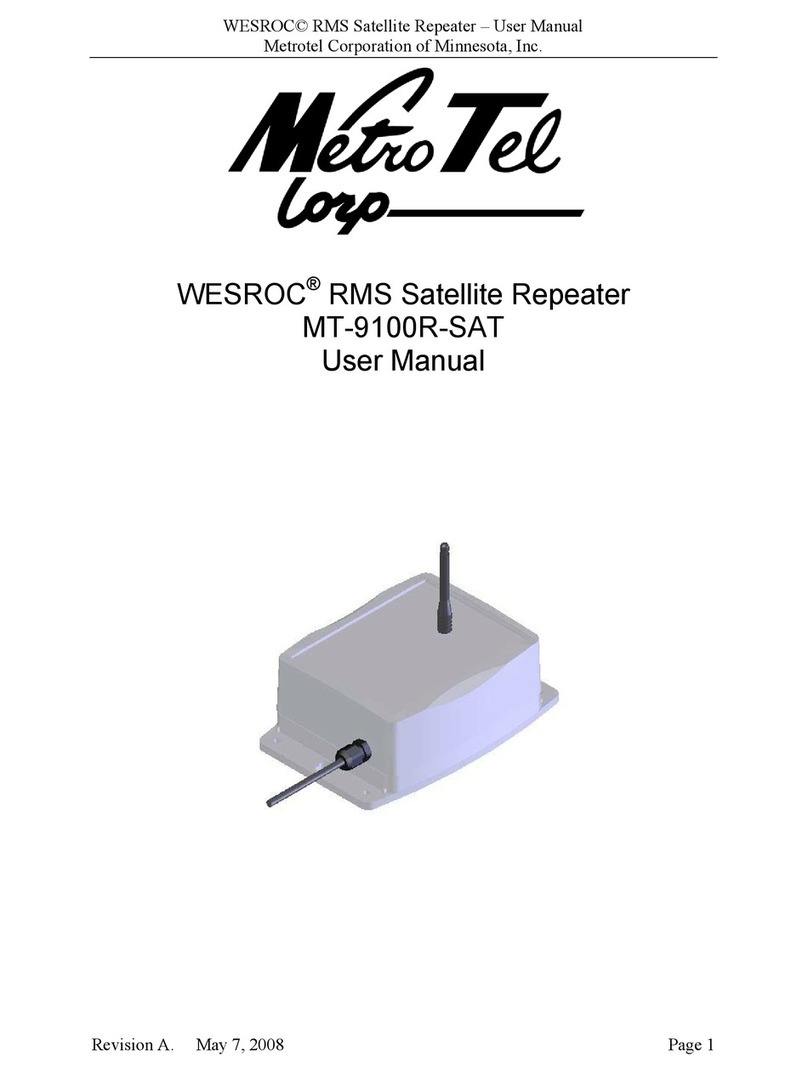 Metrotel WESROC RMS User manual