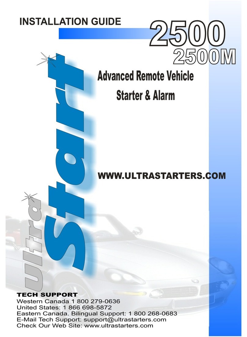 Ultra Start 2500 SERIES installation guide