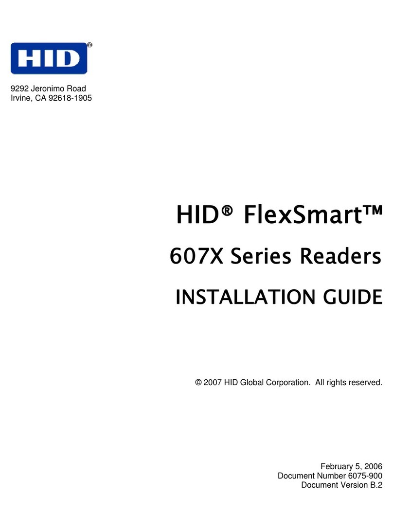 HID FlexSmart 607 Series installation guide