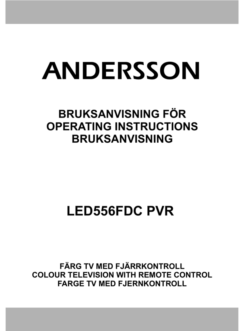 Andersson LED556FDC PVR operating instructions